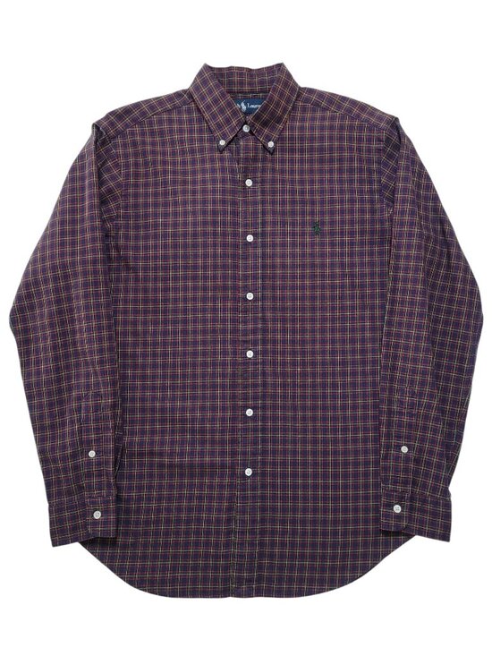 Ralph Lauren Other - Ralph Lauren Classic Fit Button Down Shirt Navy Red Green Plaid Cotton Medium